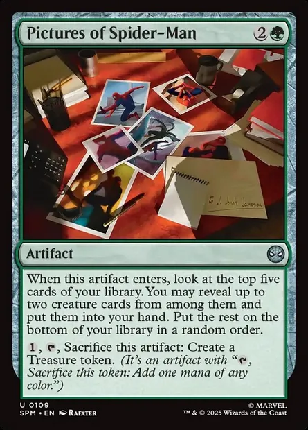 Pictures of Spider-Man, Magic card SPM 109 — Marvel's Spider-Man set