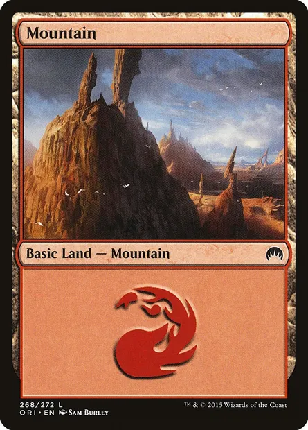 Mountain, Magic card ORI 268 — Magic Origins set