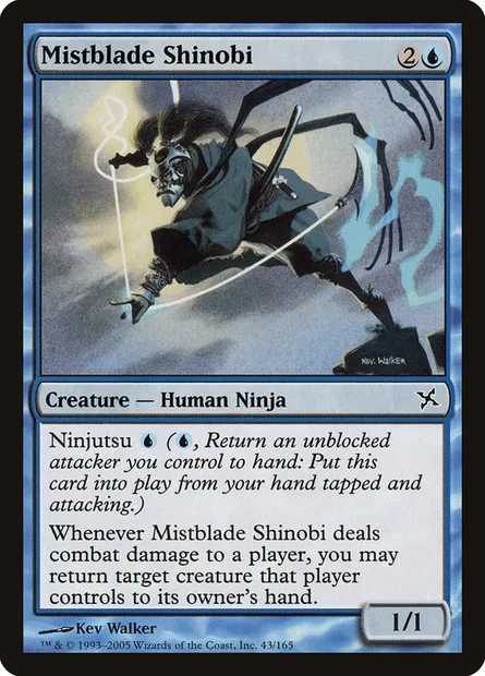 Mistblade Shinobi, Magic card BOK 43 — Betrayers of Kamigawa set