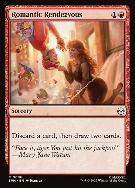 Romantic Rendezvous, Magic card SPM 86 — Marvel's Spider-Man set