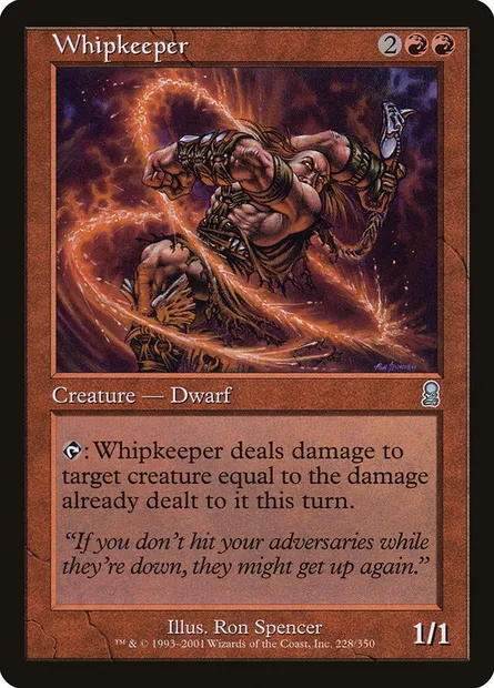 Whipkeeper, Magic card ODY 228 — Odyssey set