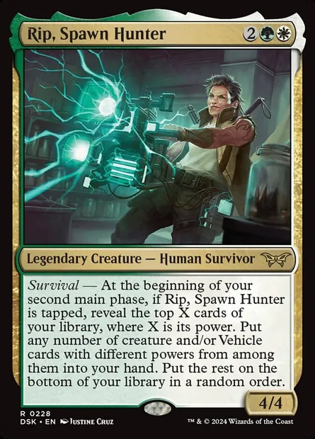 Rip, Spawn Hunter, Magic card DSK 228 — Duskmourn: House of Horror set