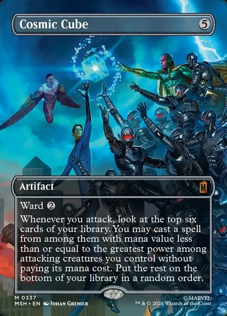 Cosmic Cube, Magic card MSH 337 — Marvel Super Heroes set