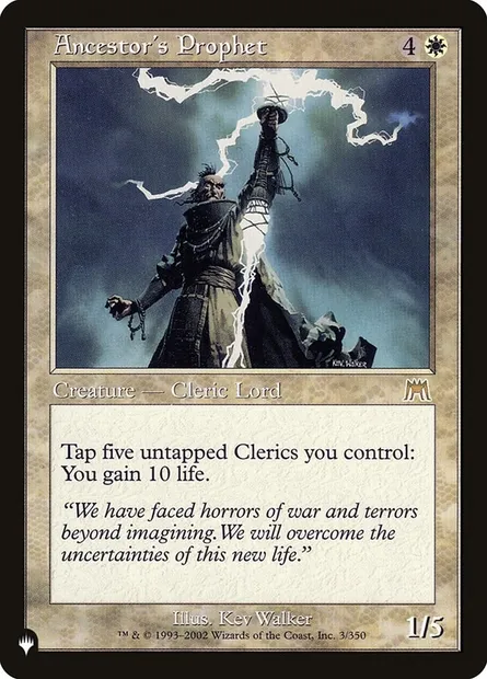 Ancestor's Prophet, Magic card PLST ONS-3 — The List set
