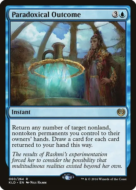 Paradoxical Outcome, Magic card KLD 60 — Kaladesh set