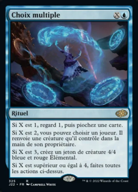 Choix multiple, carte Magic J22 325 — extension Jumpstart 2022