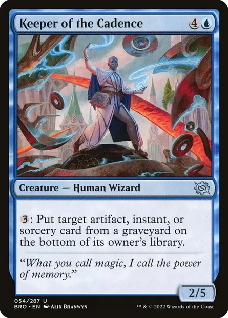 Keeper of the Cadence, Magic card BRO 54 — The Brothers' War set