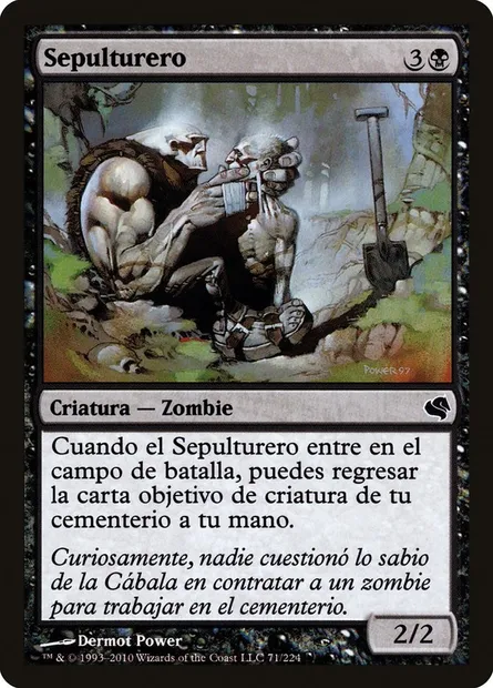 Fossoyeur, carte Magic PS11 71 — extension Salvat 2011