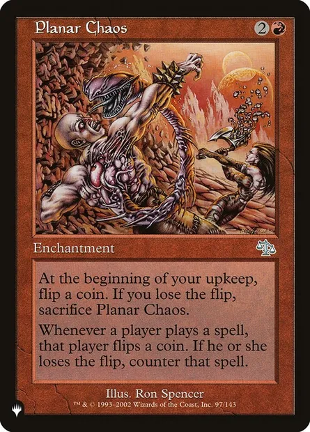 Planar Chaos, Magic card PLST JUD-97 — The List set