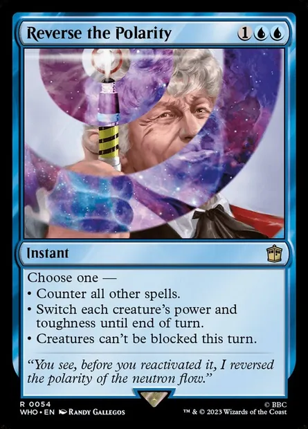 Reverse the Polarity, Magic card WHO 54 — Doctor Who set