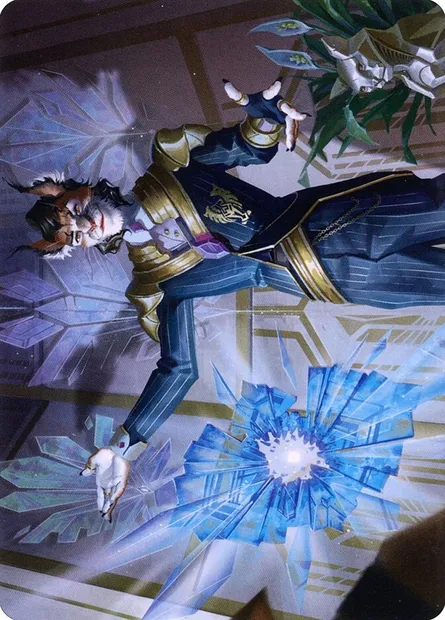 Kros, Defense Contractor // Kros, Defense Contractor, carte Magic ASNC 44 — extension New Capenna Art Series