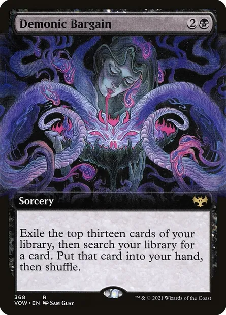 Demonic Bargain, Magic card VOW 368 — Innistrad: Crimson Vow set