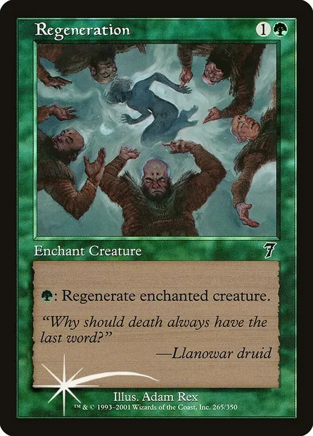 Regeneration, Magic card 7ED 265★ — Seventh Edition set