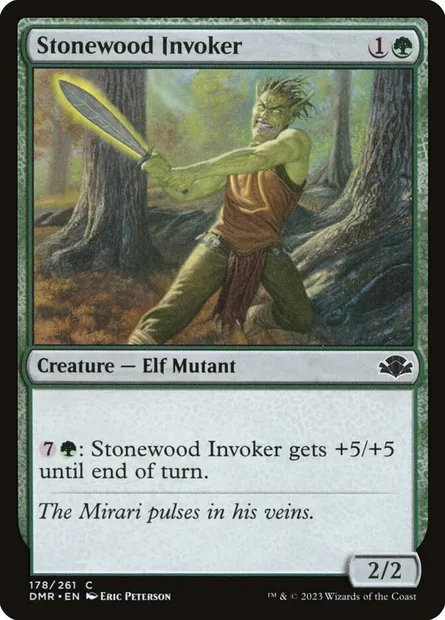 Stonewood Invoker, Magic card DMR 178 — Dominaria Remastered set