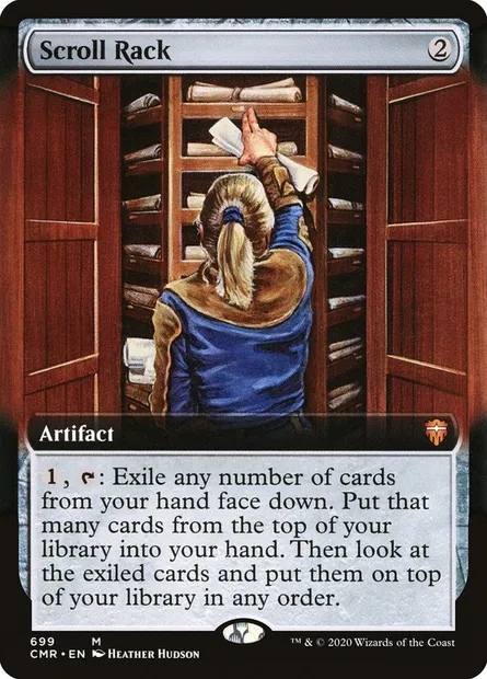 Scroll Rack, Magic card CMR 699 — Commander Legends set