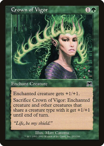 Couronne de vigueur, carte Magic ONS 253 — extension Carnage