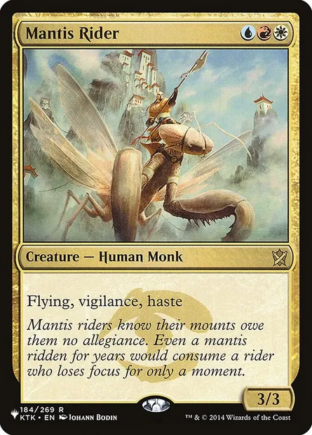 Mantis Rider, Magic card PLST KTK-184 — The List set