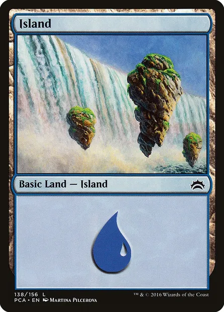 Island, Magic card PCA 138 — Planechase Anthology set