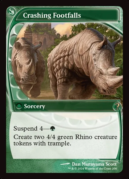 Bruits de sabots déferlants, carte Magic MB2 204 — extension Mystery Booster 2