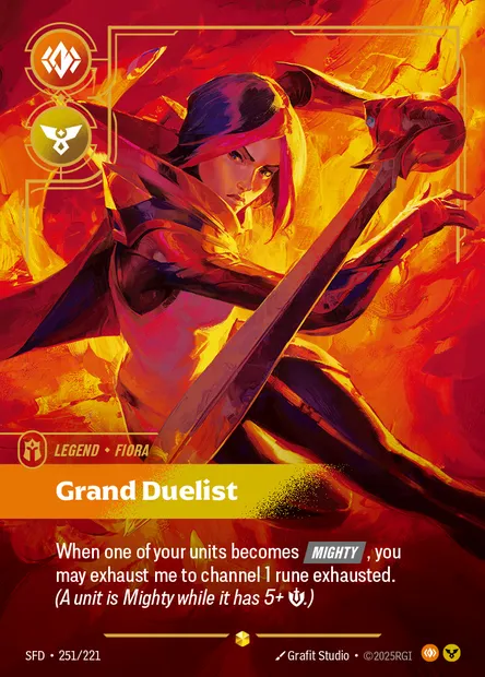 Grand Duelist, carte Riftbound SFD 251 — extension Spiritforged