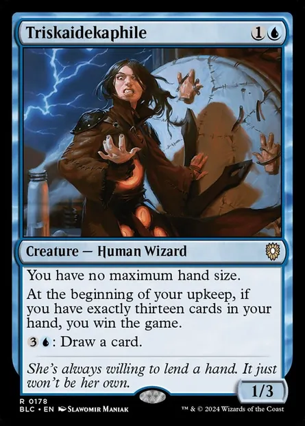 Triskaidekaphile, Magic card BLC 178 — Bloomburrow Commander set