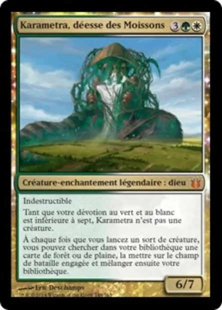Karametra, déesse des Moissons, carte Magic BNG 148 — extension Créations divines