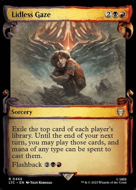 Lidless Gaze, Magic card LTC 466 — Tales of Middle-earth Commander set