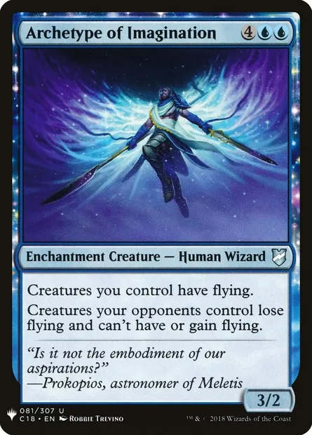 Archétype de l'imagination, carte Magic PLST C18-81 — extension The List