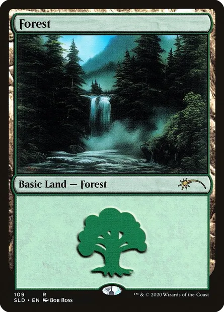 Forest, Magic card SLD 109 — Secret Lair Drop set