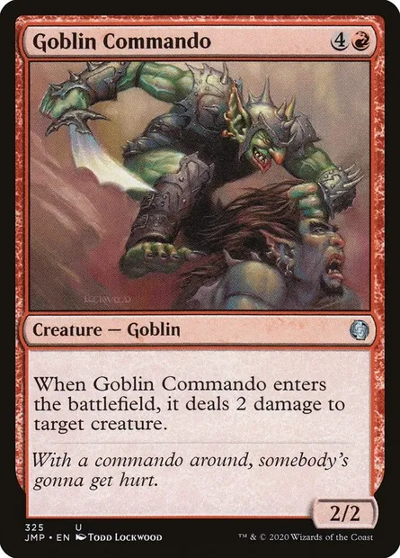 Goblin Commando, Magic card JMP 325 — Jumpstart set