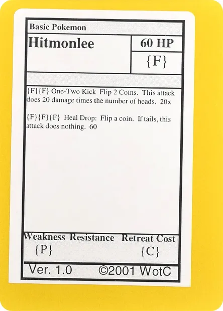 Blank Filler Card, Pokémon card ERR ct374818 — Pokémon Misprints set