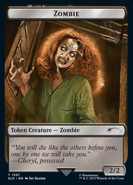 Zombie, Magic card SLD 1357 — Secret Lair Drop set