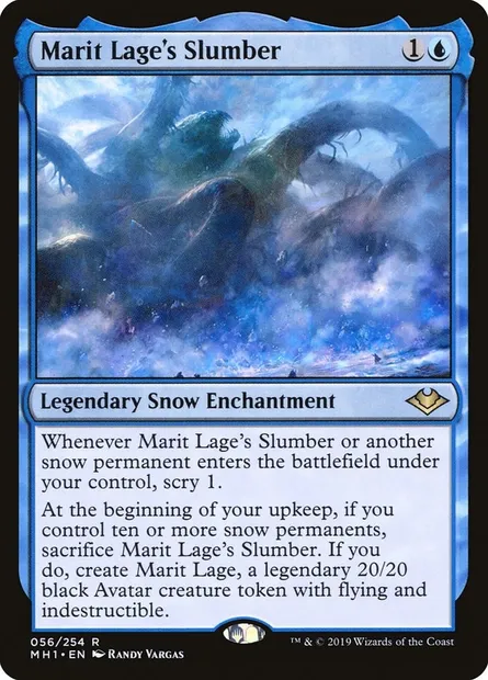 Marit Lage's Slumber, Magic card MH1 56 — Modern Horizons set
