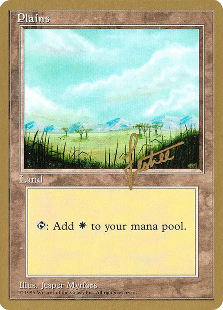 Plains, Magic card PTC bl365 — Pro Tour Collector Set set