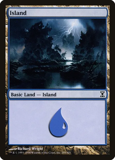 Île, carte Magic TSP 289 — extension Spirale Temporelle