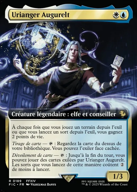 Urianger Augurelt, carte Magic FIC 189 — extension Final Fantasy Commander