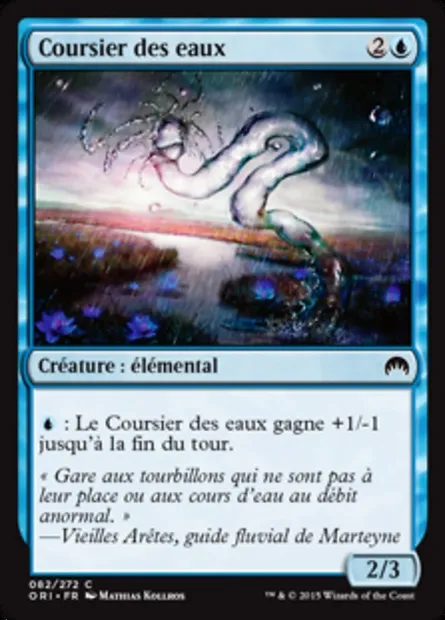 Coursier des eaux, carte Magic ORI 82 — extension Magic Origines