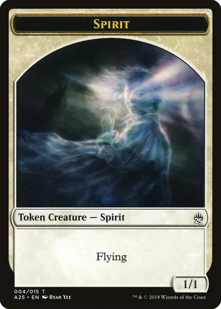 Spirit, Magic card TA25 4 — Masters 25 Tokens set