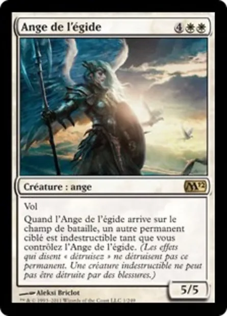 Ange de l'égide, carte Magic M12 1 — extension Magic 2012