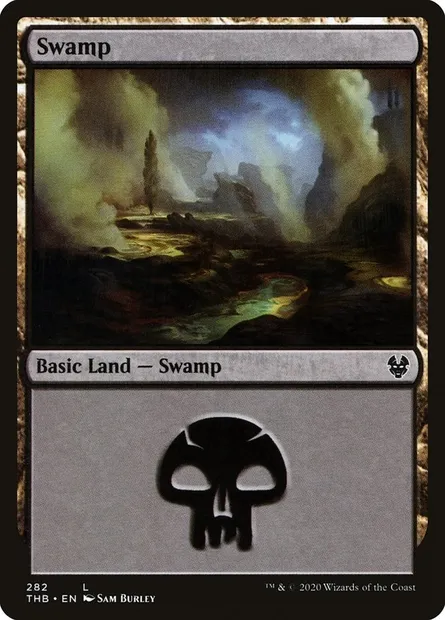 Swamp, Magic card THB 282 — Theros Beyond Death set