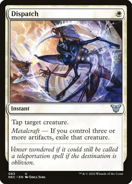 Dispatch, Magic card NEC 83 — Neon Dynasty Commander set