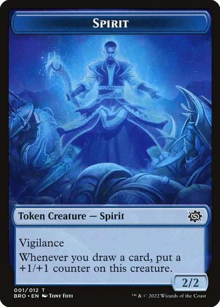 Spirit, carte Magic TBRO 1 — extension The Brothers' War Tokens