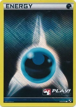 Énergie Obscurité, carte Pokémon LGP 111 — extension League Promos