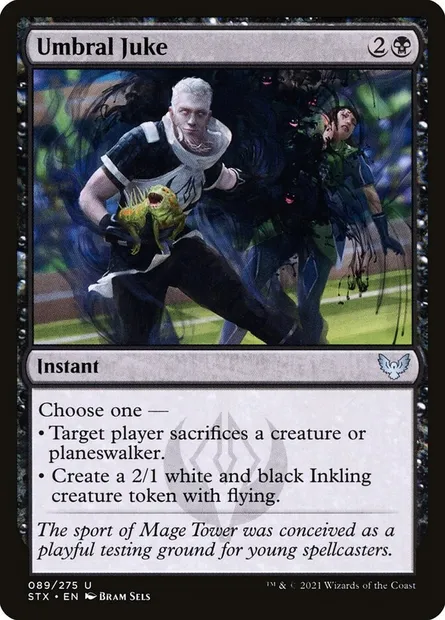 Umbral Juke, Magic card STX 89 — Strixhaven: School of Mages set