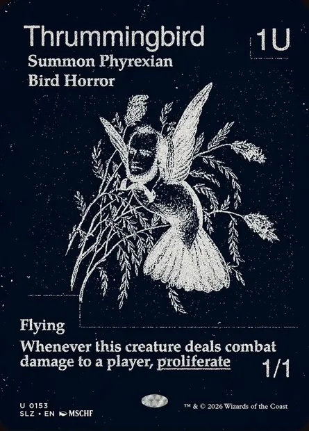 Thrummingbird, Magic card SLZ 153 — The Zeta Set set