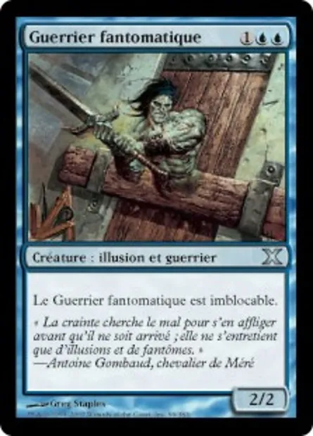 Guerrier fantomatique, carte Magic 10E 96 — extension Dixième édition