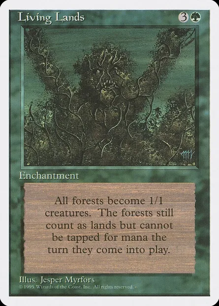 Living Lands, Magic card 4ED 260 — Fourth Edition set