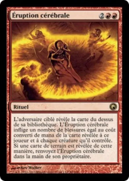 Éruption cérébrale, carte Magic SOM 86 — extension Cicatrices de Mirrodin