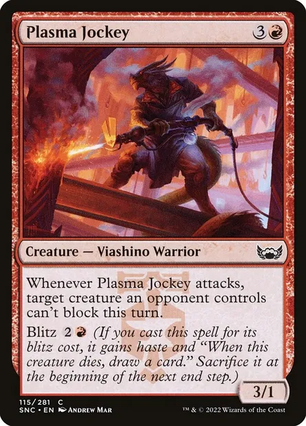 Plasma Jockey, Magic card SNC 115 — Streets of New Capenna set