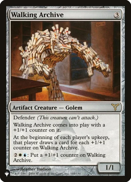 Archive mobile, carte Magic PLST DIS-169 — extension The List